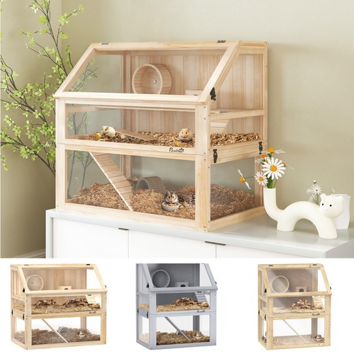 Tier wooden hamster cage - wooden,