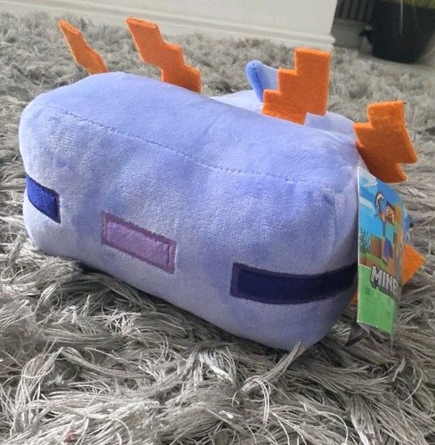 Minecraft plush axolotl blue - axolotl,