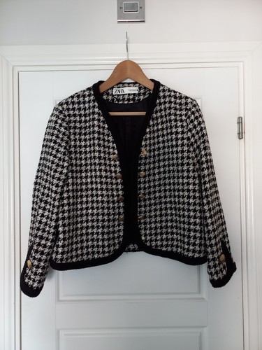 Zara black white - black,