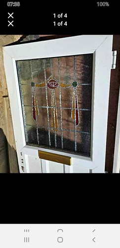 Upvc external door with stain - external,