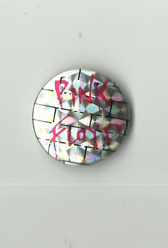 Pink floyd tin button - floyd, badge
