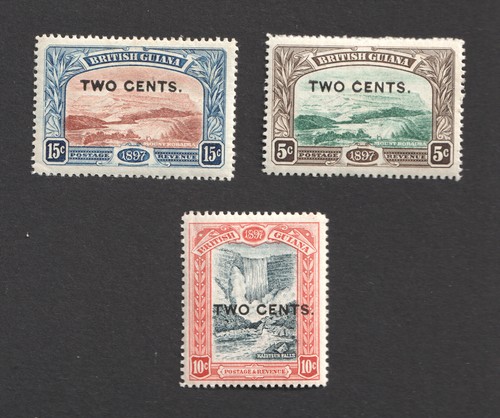 British guiana surcharge - 2c,