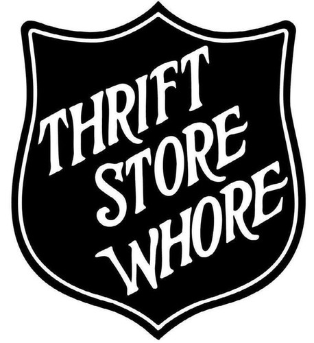 Small thrift store - small, wh*re
