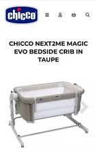 Chicco Next 2 Me Magic Evo baby cot + mattress+ mattress protector