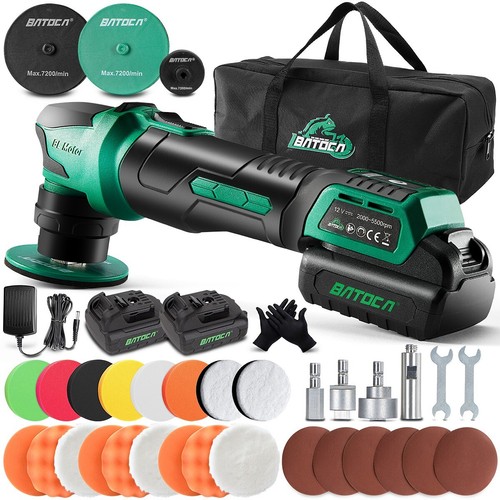 Cordless car polisher - 1", 3"