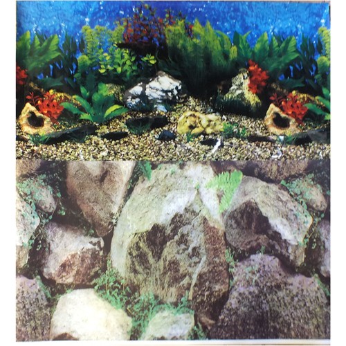Double sided aquarium - 19",