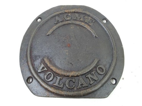 Antique acme volcano cast - antique, iron