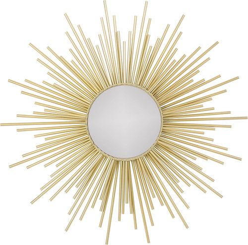 Elegant gold sunburst wall - gold,