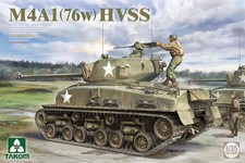 Takom 1/35 Scale US Army M4A1(76w) Sherman HVSS Medium Tank # 02205