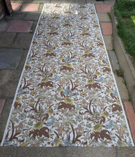 3.3 Metres Vintage Floral Style Cotton Curtain Cushion Blind Fabric