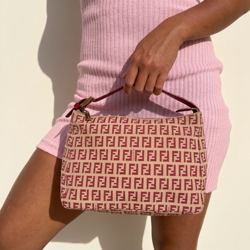 Vintage beige fendi handbag - beige,