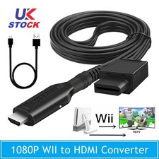 WII to HDMI Cable Converter Full HD 1080P WII to HDMI Wii 2 HDMI Converter UK  .