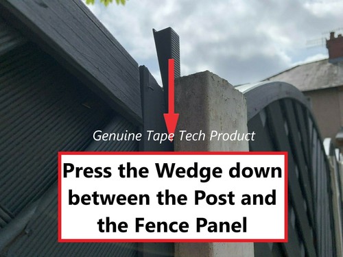 Fence panel security wedges - fence, 20