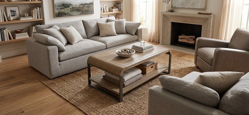Industrial coffee table style - table,