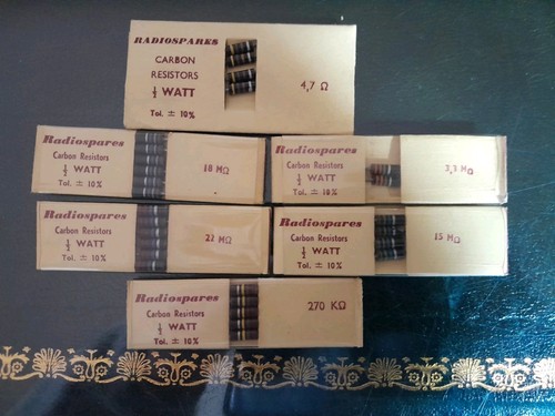 Radiospares resistors watt - resistors,