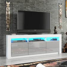 TV Stand 160cm Matt White Body