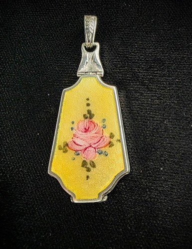 Guilloche art deco enamel - guilloche,
