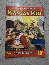 Cowboy Picture Library Number 228 Kansas Kid Vintage Comic