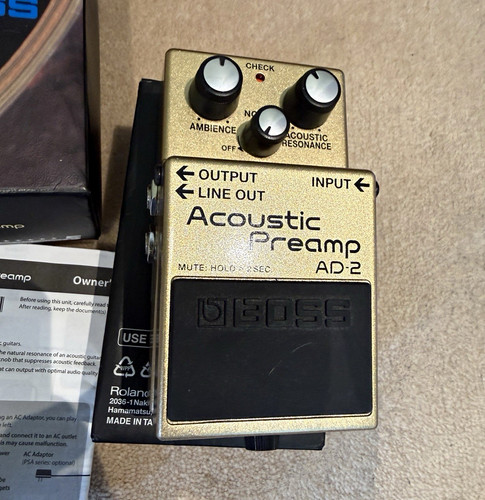 Boss acoustic preamp - boss, ad-2