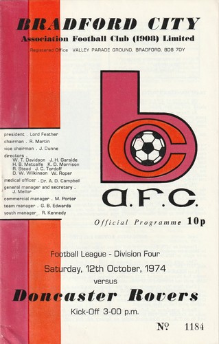 Bradford city doncaster - bradford,