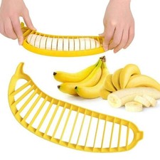 Banana Slicer Split Cutter Kitchen Fruits Easy Chop Cut Plastic Gadget Tool Bar
