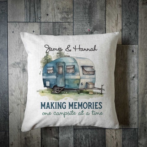 Personalised caravan cushion - personalised,