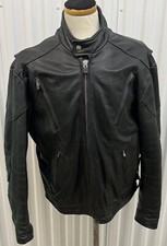 Black leather motorcycle - leather,
