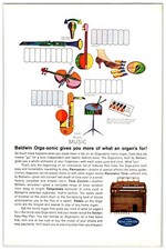 BALDWIN ORGAN Vintage 6.5" X