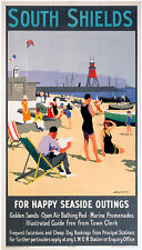 South Shields (old rail ad.) fridge magnet