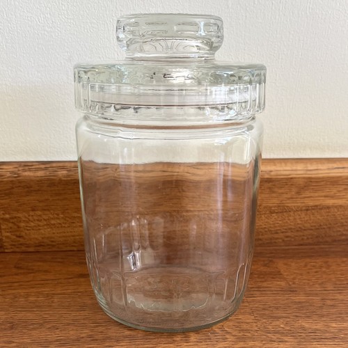 Storage jar large clear - storage,