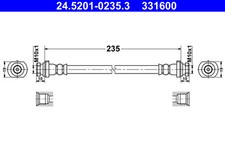 Rear ATE 24.5201-0235.3 Brake