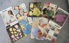Vintage Knit Patterns Babies Adults Emu Sirdar Lister Hayfield Patrons Poppleton