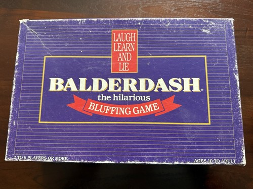 Vintage 1984 balderdash board - 1984,