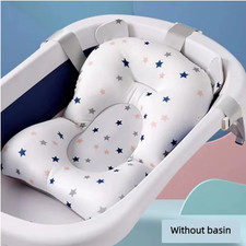 Baby Bath Cushion Newborn Babybath Tub Pad Seat Support Insert Pillow Adjustable