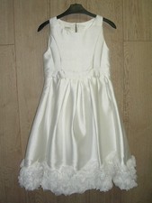 Monsoon Girls Ivory Satin