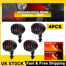 4PCS Red Motorcycle Bullet