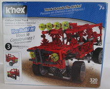 K'nex Four Wheel Drive Truck 320 Pieces With Manual And Box For Ages 7 Plus