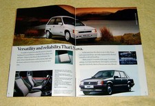 Vauxhall car range 1989 No2