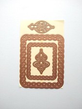 Spellbinders Dies Nestabilities Lattice Rectangles & Baubles  Cardmaking 4 Dies