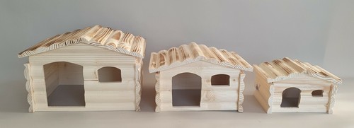 Rodents wooden house hamster - rodents,
