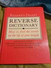 Reverse dictionary reader - reverse, reader's