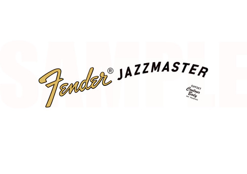Fender jazzmaster large golden - large,