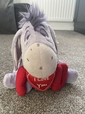 Disney Eeyores Little Moments ‘I Love U’ New With Tags Plush- Collectable