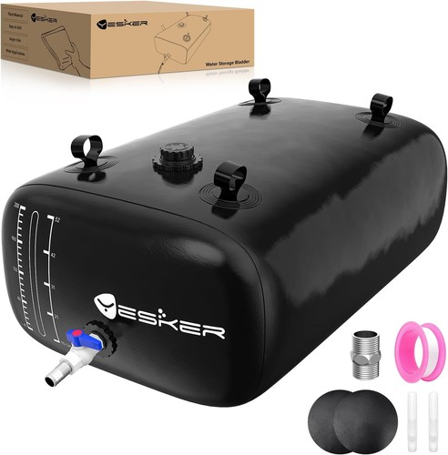Portable water storage bladder - storage,