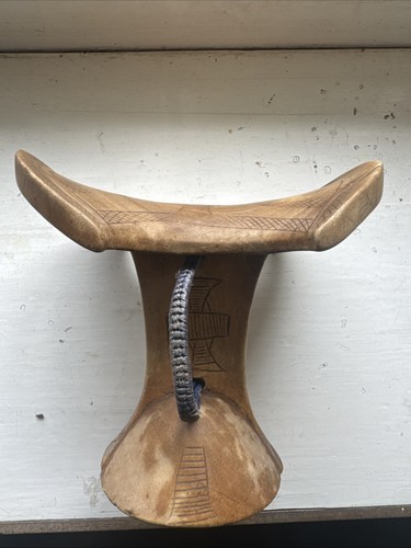 African tribal wooden neck - tribal,