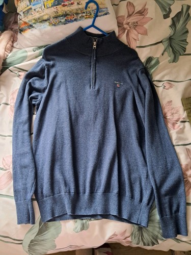 Gant navy half zip - gant,