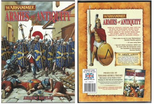 Warhammer armies antiquity - armies,