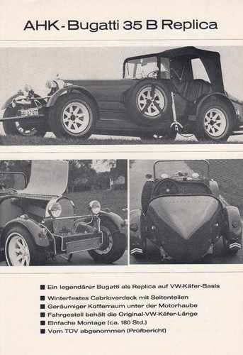 Ahl bugatti replica vw - ahl, 35