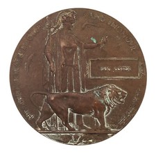 WW1 Memorial Plaque Eric