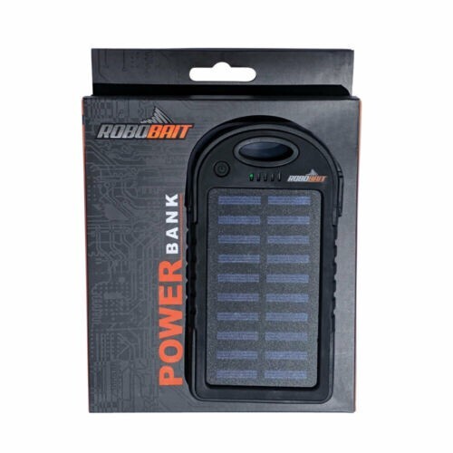 5000mah solar power bank - power,
